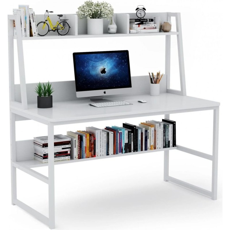 Комп’ютерний стіл у стилі лофт з металевим каркасом