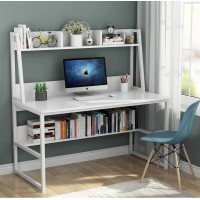 Комп'ютерний стіл з книжковою полицею