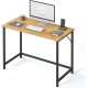 Письмовий стіл на металевій основі (100×50×75 см) — MSMLOFT