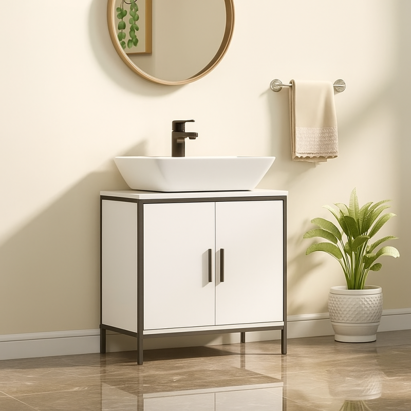 Stand under the sink, cabinet with 2 doors, 60×30×60 cm (MSM)