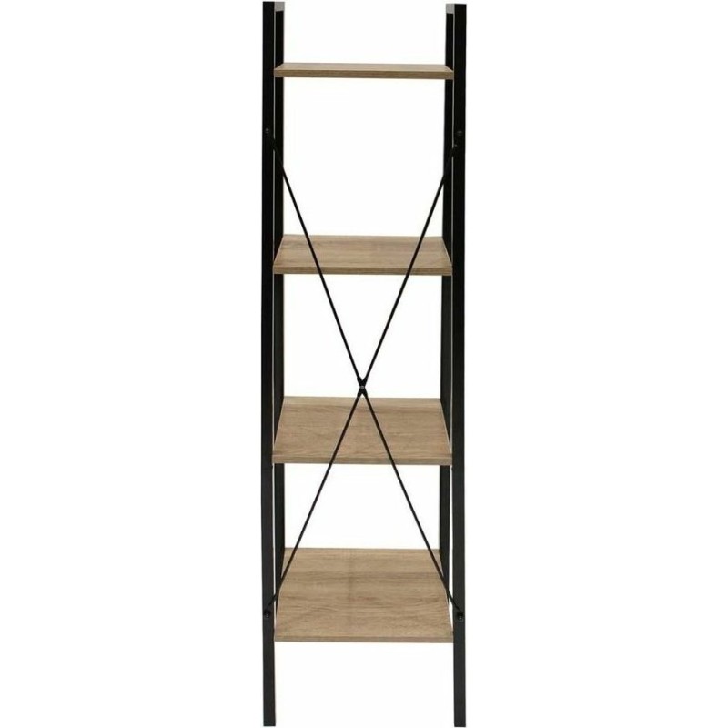 Стелаж з 4 полицями, Дуб Сонома — металевий стелаж LOFT