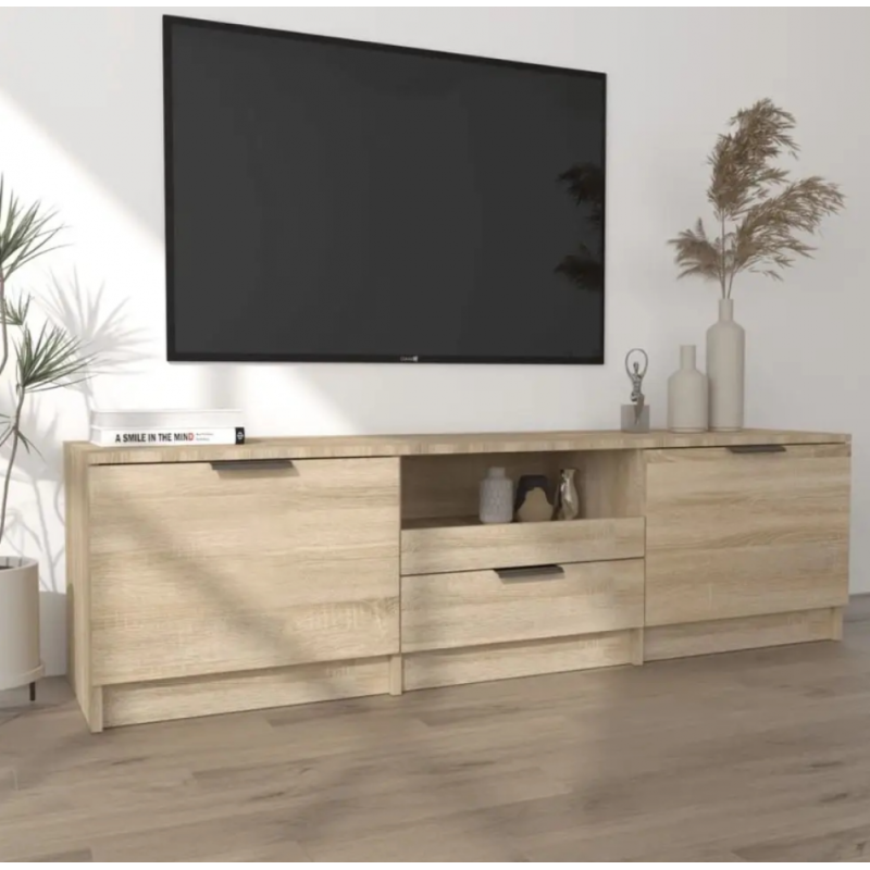 Тумба під телевізор — дуб Сонома (140×35×40 см)