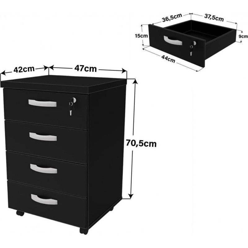 Офісний комплект NetMobil — чорний