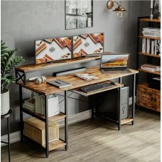 Комп'ютерний стіл на металевій основі