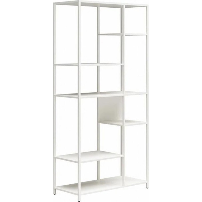 Стелаж Gioia — 185×80×40 см, світлий / темний