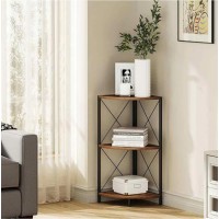 Snughome corner shelf with metal frame