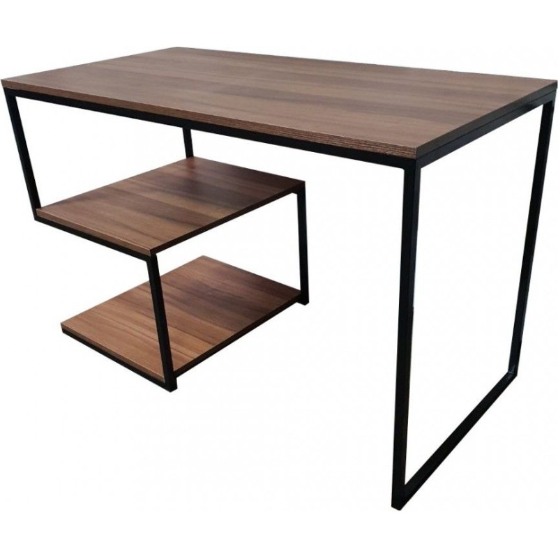 Письмовий стіл у стилі MSMLOFT, металевий каркас (120×60×75 см)