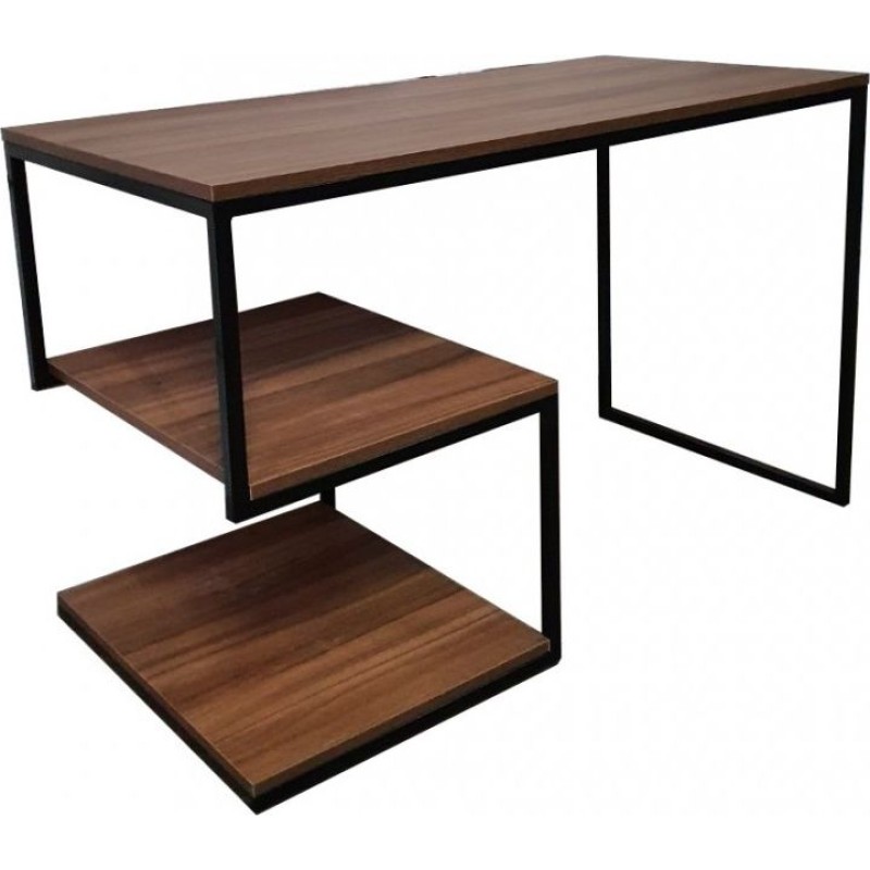 Письмовий стіл у стилі MSMLOFT, металевий каркас (120×60×75 см)