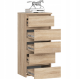 Комод дуб Сонома 40 см MSM — стильний компактний комод