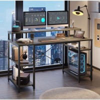 Комп'ютерний стіл з полицею для монітора