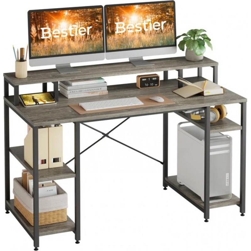 Комп’ютерний стіл із полицею для монітора