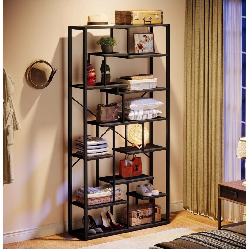 Стелаж Skiff 5 — 7‑ярусний лофт‑стелаж з 12 полицями