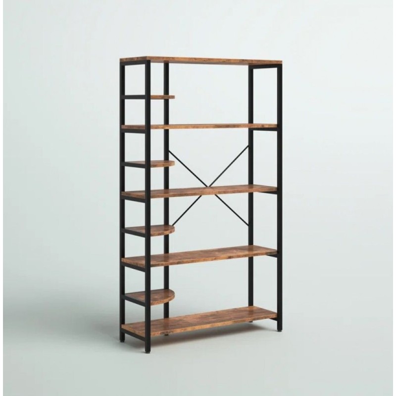 Стелаж Roan Etagere — 5 великих + 4 секторні полиці, 173,5×100×34 см