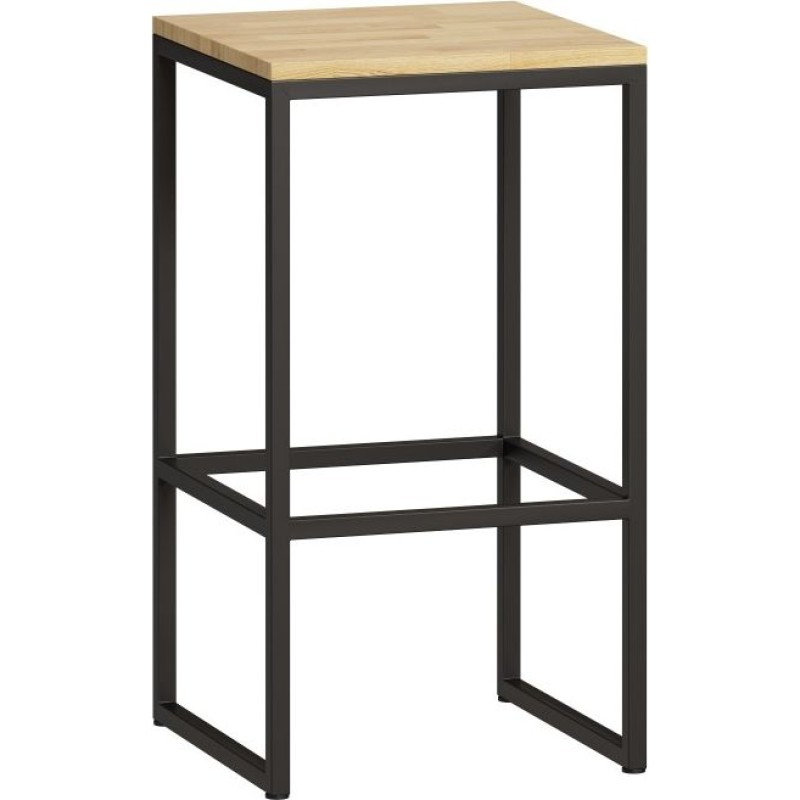 Стілець барний «Бервін» — лофт, метал/ДСП