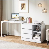 Стіл з ящиком та полицями