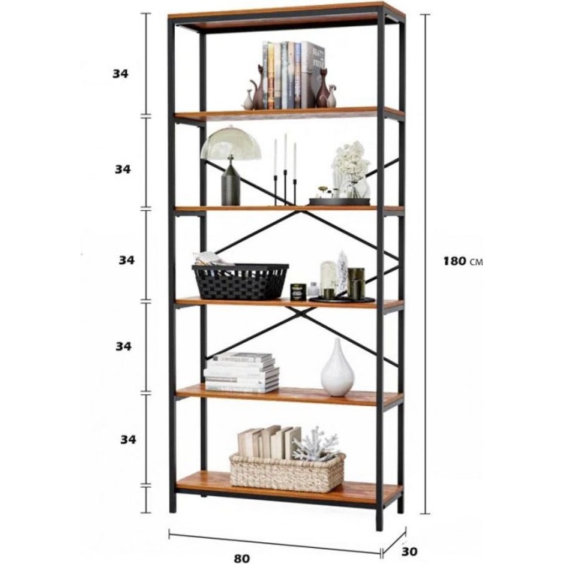 Стелаж 5 ярусів MSM — стиль та функціональність
