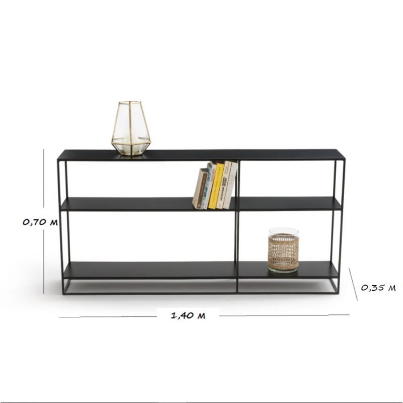 Консоль у стилі MSMLOFT (металевий каркас)