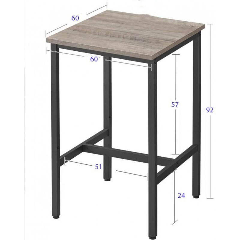 Обідній стіл на металевій основі Mciver