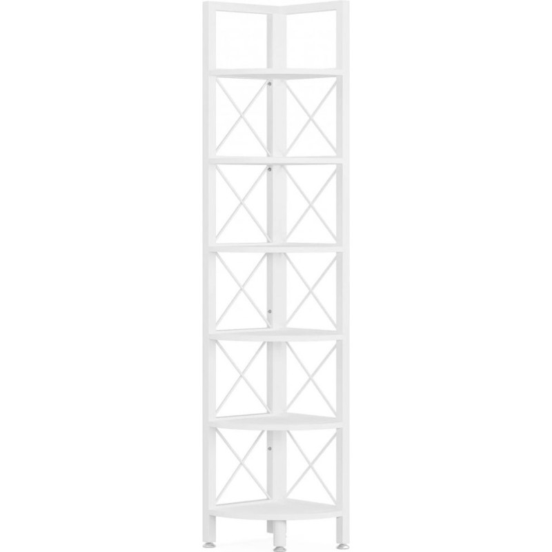 6-ярусний кутовий стелаж MSM – ідеальне рішення для невеликого простору.