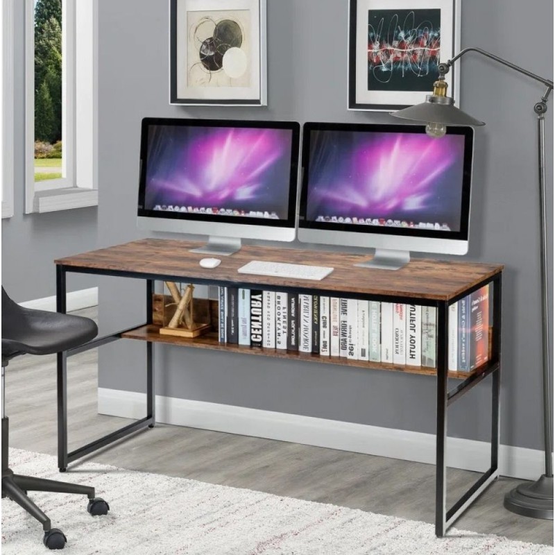 Комп'ютерний стіл на металевій основі