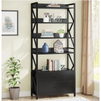 Стелаж 5 - ярусний skiff 4 5-ярусний з 2 ящиками, чорний