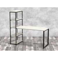 Стіл-стелаж Айсберг 02 Чорний/білий UkrLoft