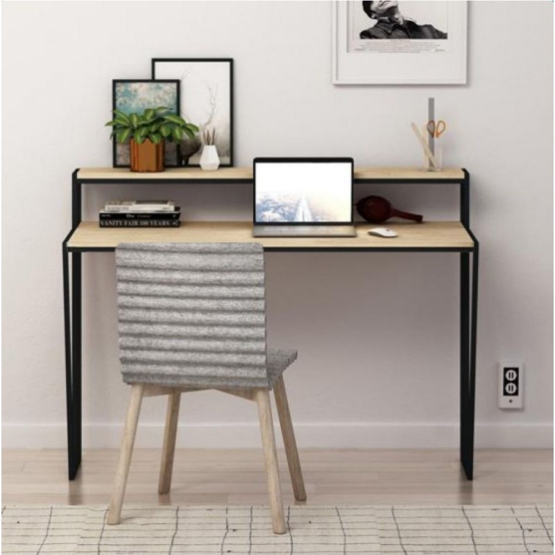 Стіл письмовий MSMLOFT з металевим каркасом — 120 × 60 × 75 см