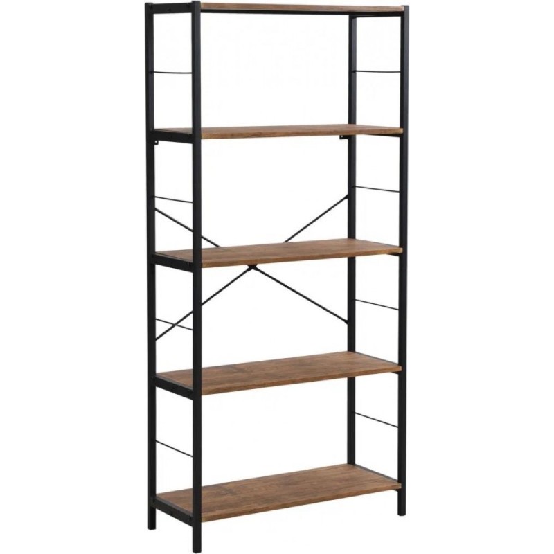 Стелаж 5-ярусний Hallum — функціональний дизайн для дому та офісу
