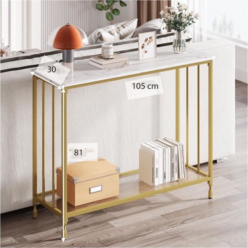 Вузький стіл у передпокої 105×30×81