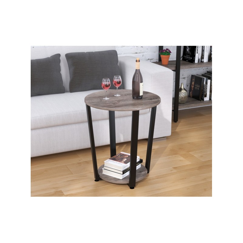 Журнальний столик D-50 LOFT (Ø 50 см) від MSM