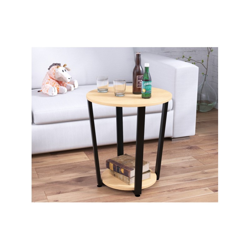 Журнальний столик D-50 LOFT (Ø 50 см) від MSM