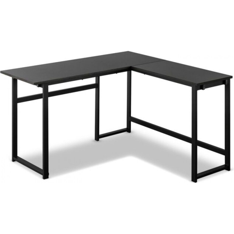 Стіл письмовий/комп’ютерний кутовий MSMLOFT — 140×50×75 см, чорний