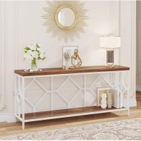 Console table with an open shelf