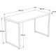 Офісний стіл Compace у стилі Loft – 120×60×75 см
