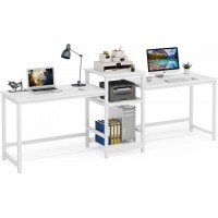 Стіл двомісний з полицями