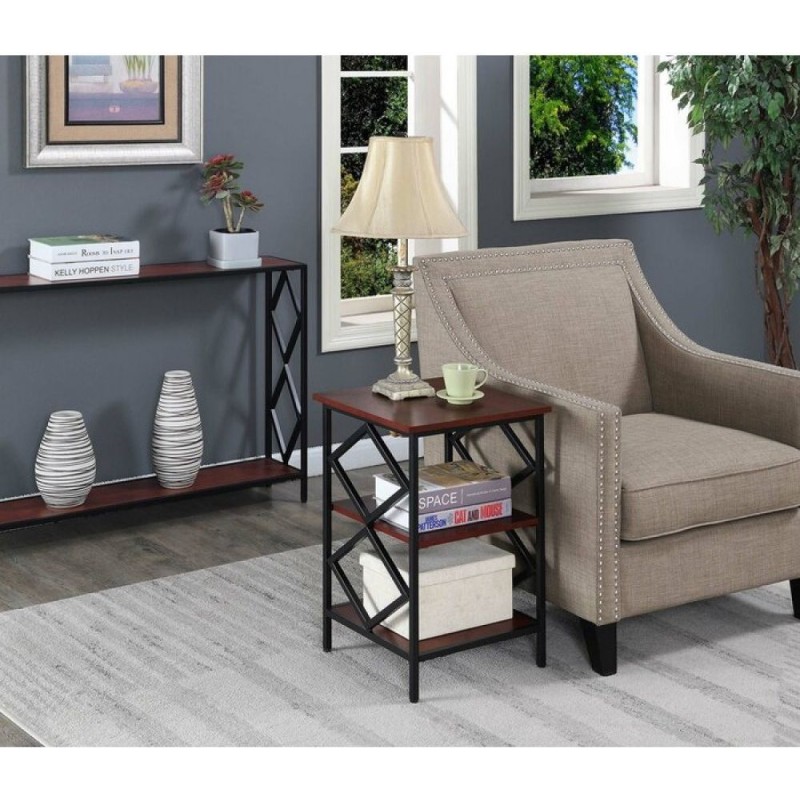 Тумбочка лофт — ДСП + метал