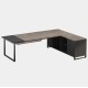 Письмовий стіл Г-подібний з тумбою для файлів