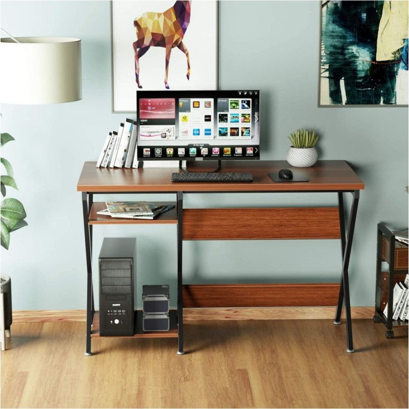 Стіл комп’ютерний у стилі MSMLOFT (каркас металевий)