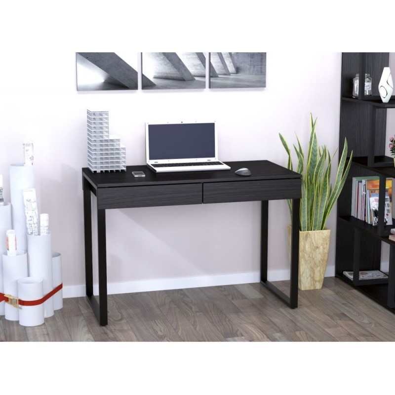 Письмовий стіл L-11 MSMLOFT — 110×55×75 см, сталева основа і ДСП