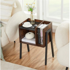 Тумбочка з полицями для зберігання