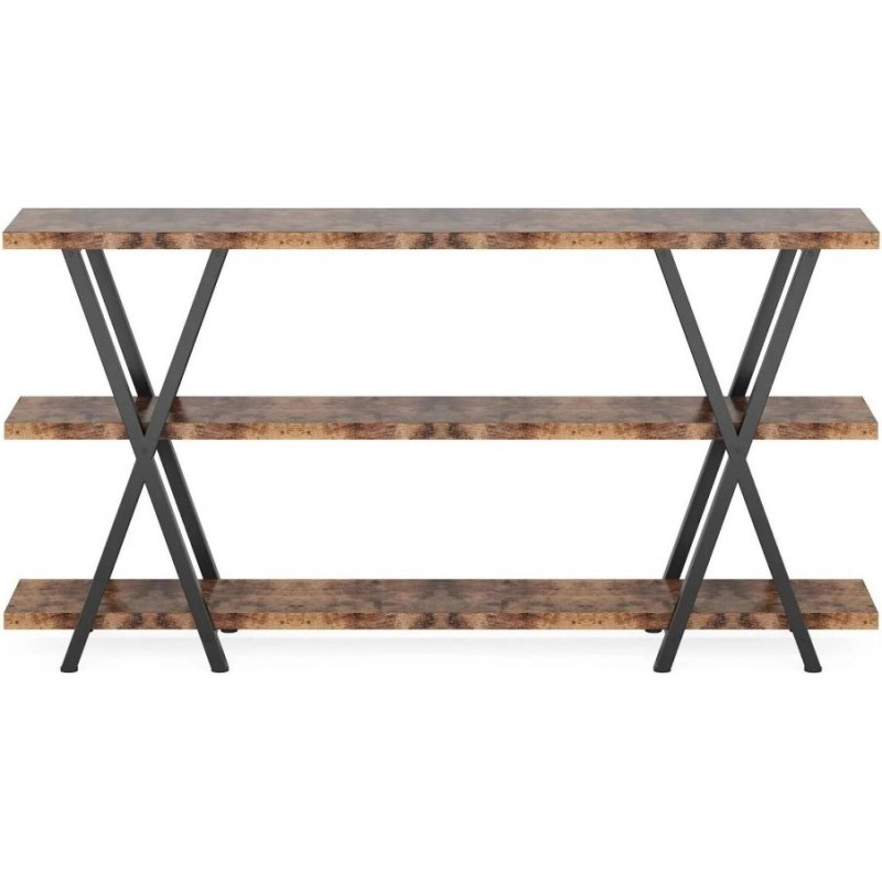 Стіл консольний 3-ярусний з полицями для зберігання