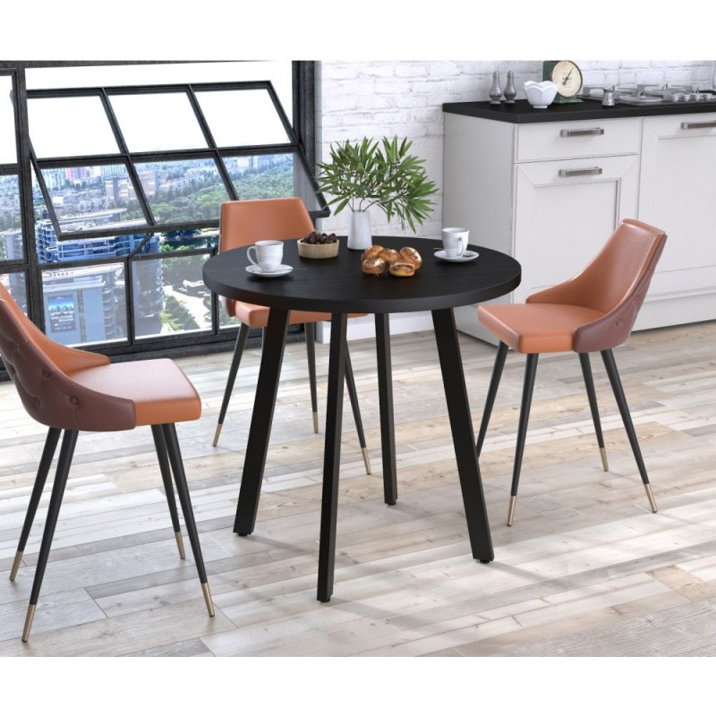 Круглий обідній стіл Лерой — MSMLOFT (Ø80)