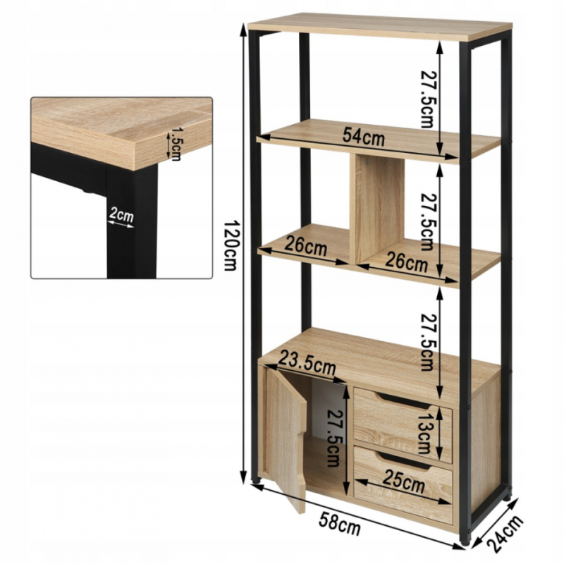 Органайзер WOLTU зі металевим каркасом MSM — елегантне рішення для порядку та стилю