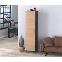 Office cabinet LT-450-1900 anthracite, UkrLoft