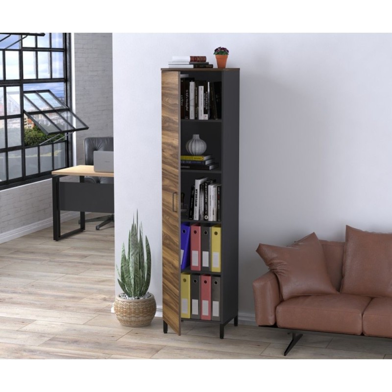 Шафа офісна LT-450-1900 (антрацит) — MSMLOFT