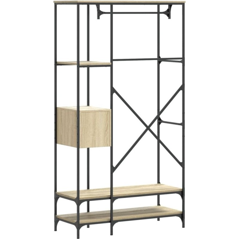 Вішалка для одягу, дуб сонома