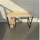 Письмовий стіл у стилі Loft офісний — 120 × 60 × 76 см (MSM)