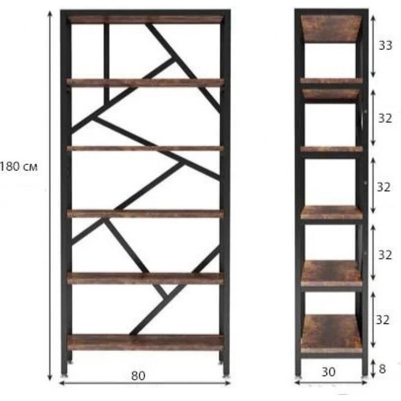 Стелаж Etagere 7 6 полиць