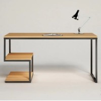 Стіл письмовий в стилі UkrLoft, каркас металевий