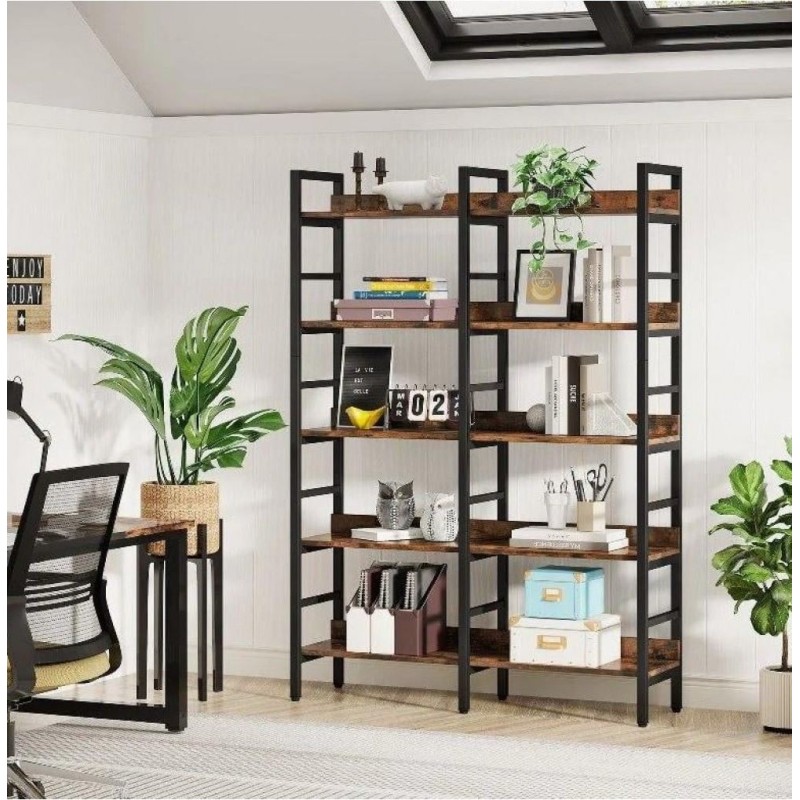 Стелаж Skiff 3 — 5‑ярусний стильний стелаж у стилі лофт